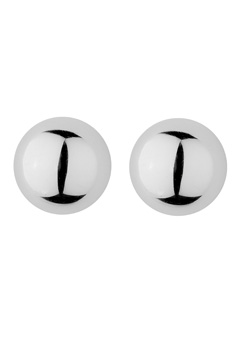 Argent Silver 8mm Ball Earrings