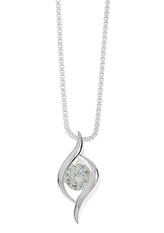 Argent Silver and Cubic Zirconia Pendant BA968007