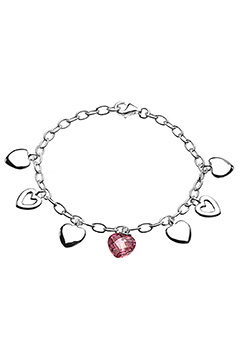 Argent Silver and Cubic Zirconia set Heart