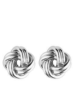 Argent Silver Knot Earrings