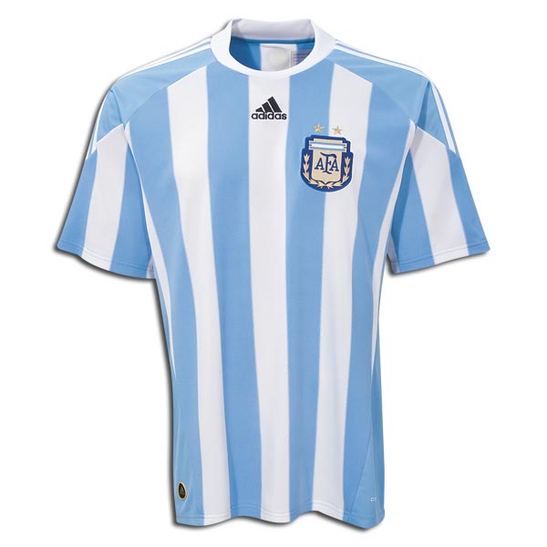 Argentina Adidas 2010-11 Argentina Adidas World Cup Home Shirt
