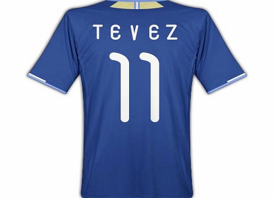 Argentina Adidas 2011-12 Argentina Away Shirt (Tevez 11)