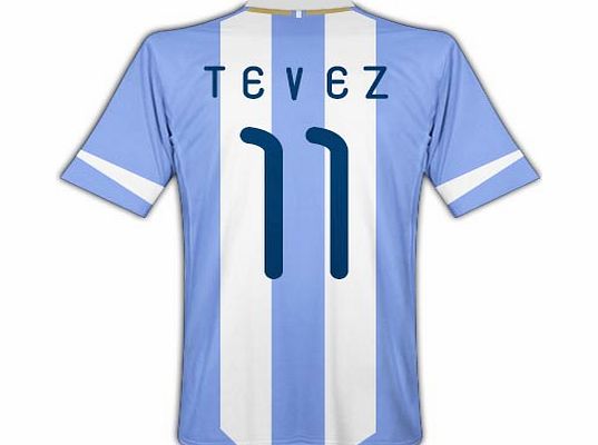 Adidas 2011-12 Argentina Home Shirt (Tevez 11)