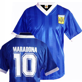 Argentina Toffs Argentina 1986 World Cup Away Maradona No. 10