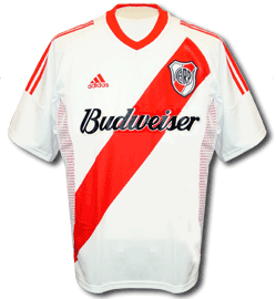 Argentinian teams Adidas River Plate home 2003