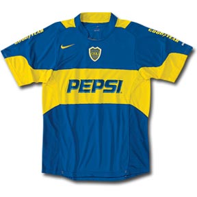 Argentinian teams Nike Boca Juniors home 04/05