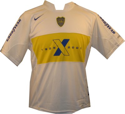 Argentinian teams Nike Boca Juniors Xentenario away 05/06