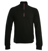 Black 1/4 Zip Sweatshirt
