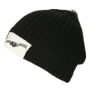 Black Ribbed Hat