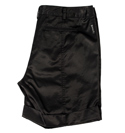 Armani Black Shiny Zip Fly Shorts
