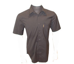 Armani Ceramic stretch short-sleeved shirt