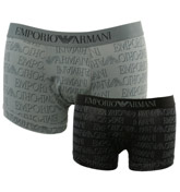 Grey and Black Trunks (2 Pair Pack)