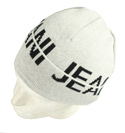 Grey Beanie Hat with Black Logo