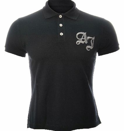 Armani Jeans Embroidered Logo Polo Shirt