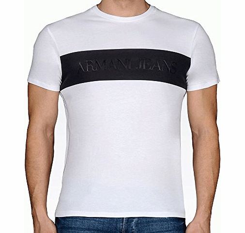 Armani Jeans Logo T-shirt White A6H82 Medium