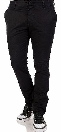 Armani Jeans Slanted Pocket Chinos Black