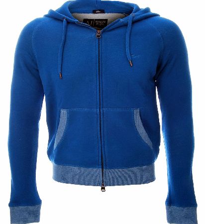Armani Jeans Speckled Contrast Trim Hoody