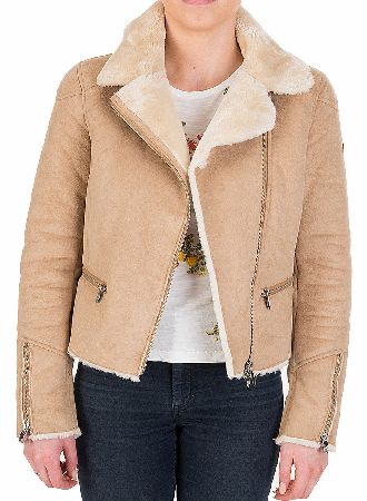 Armani Jeans Womens Shearling Jacket