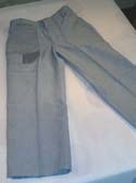 Armani Kids Light Blue Cotton Trousers with Elasticated Back