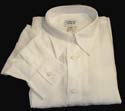 Armani Kids White Pure Linen Long Sleeve Shirt