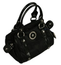 Armani Ladies Armani Black Cylindrical Handbag (Small)