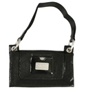 Armani Ladies Armani Black Glittery Handbag