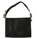 Armani Ladies Armani Black Nylon Handbag (Small)