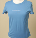 Ladies Armani Blue Short Sleeve Cotton T-Shirt with Georgio Armani Logo