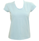 Ladies Armani Light Blue T-Shirt