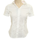 Ladies Armani White Short Sleeve Shirt