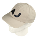 Armani Light Grey Cotton Baseball Cap