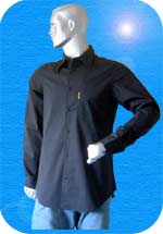 Armani Lightweight L/S Shirt - Navy