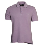 Lilac Pique Polo Shirt