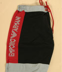 Armani Mens Armani Black- Red & Mint Green Swimswear Shorts