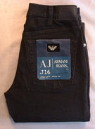 Mens Black Denim Jeans (J16)