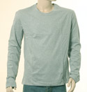 Armani Mens Light Grey & Airforce Blue Reversible Long Sleeve T-Shirt