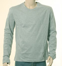 Armani Mens Light Grey & Black Reversible Long Sleeve T-Shirt