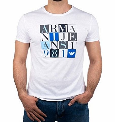 Armani Mens T-Shirt - White - White - X-Large