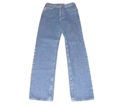 Mid-wash J14 fit jeans
