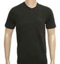 Armani Navy T-Shirt with Light Grey Logo