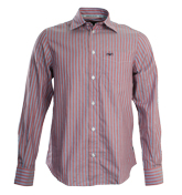 Red and Blue Stripe Shirt