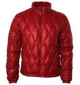 Red Padded Foldaway Jacket
