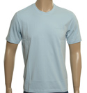 Armani Sky Blue T-Shirt with Blue Logo