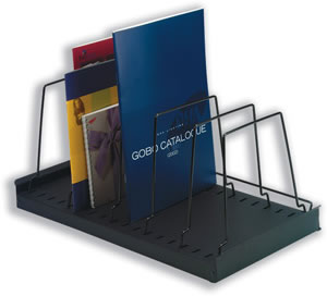 Arnos Book and Magazine Rack of Steel 6 Wire