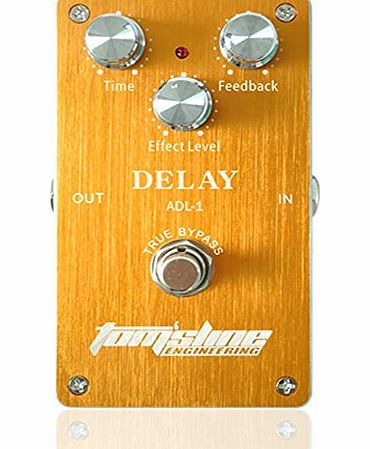 Aroma ADL-1 Delay Electric Guitar Effect Pedal Aluminum Alloy Housing True Bypass