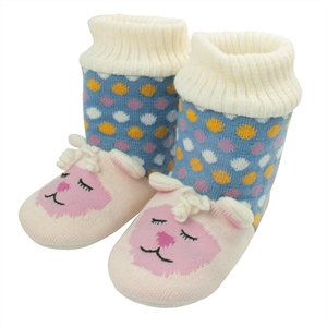 Aroma Home Knitted Boot Slippers - Lamb