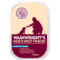 Wainwrightand#39;s Puppy Food Tray with Chicken and38; Rice 400gm