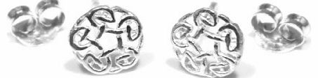 Arranview Jewellery Celtic Knot Stud Earring - Genuine 925 Sterling Silver