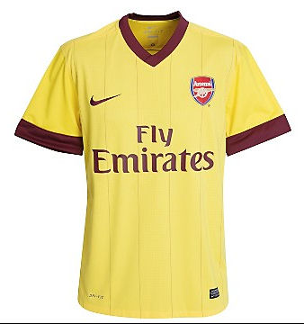 Adidas 2010-11 Arsenal Away Nike Football Shirt (Kids)