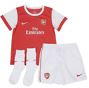 Adidas 2010-11 Arsenal Home Nike Little Boys Mini Kit